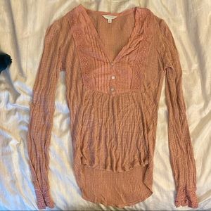 Lucky Brand Long Sleeve Tunic